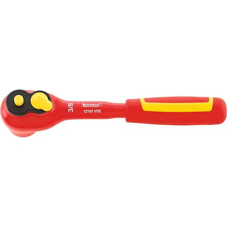 Stahlwille Tools 10 mm (3/8") VDE QuickRelease ratchet, fine tooth WA4.5 - Degree L.205 mm 12430001